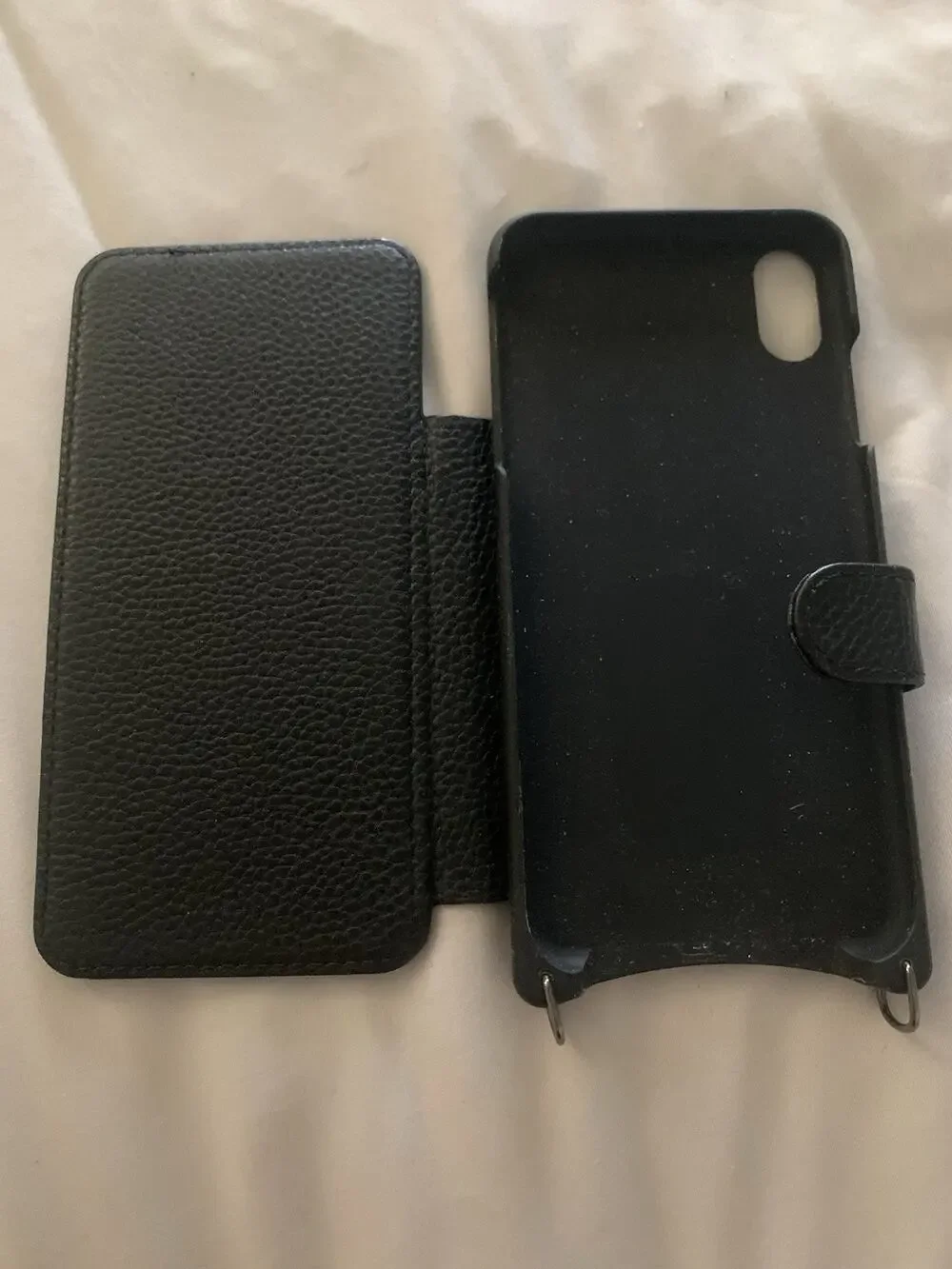 Bandolier Hailey Folio Black Cell Phone Case iPhone XS Max *missing strap